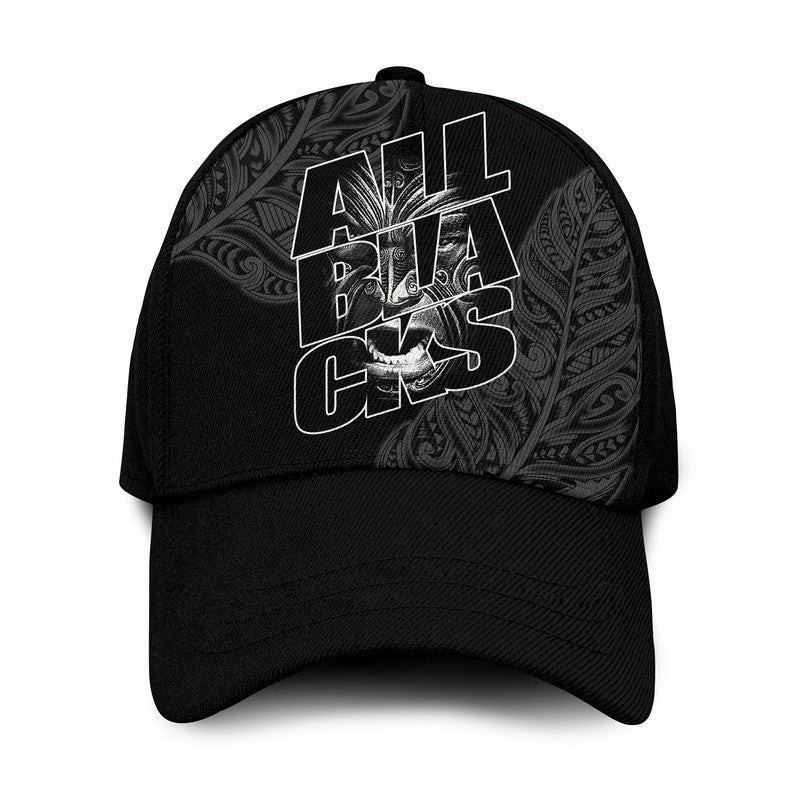 maori-face-tattoo-all-black-rugby-classic-cap