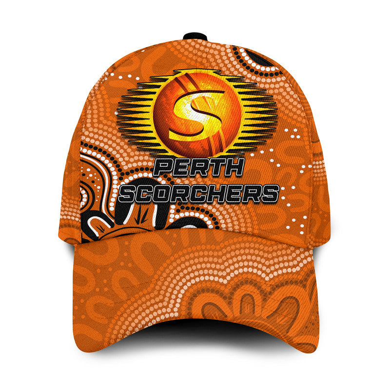 scorchers-cricket-classic-cap-aboriginal-orange