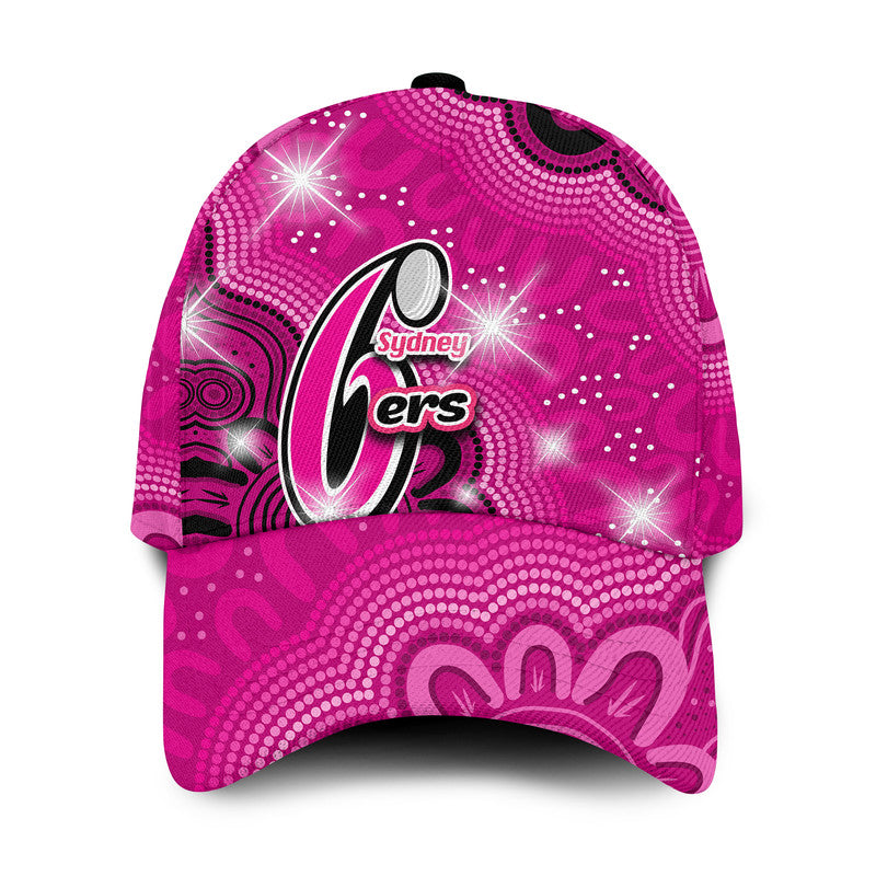 sydney-sixers-cricket-classic-cap-aboriginal-pink