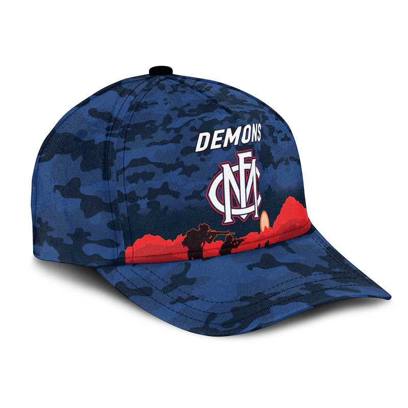 custom-personalised-melbourne-demons-anzac-afl-classic-cap-simple-style