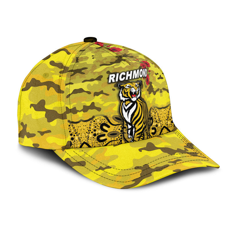custom-personalised-richmond-tigers-anzac-afl-classic-cap-indigenous-vibes-yellow