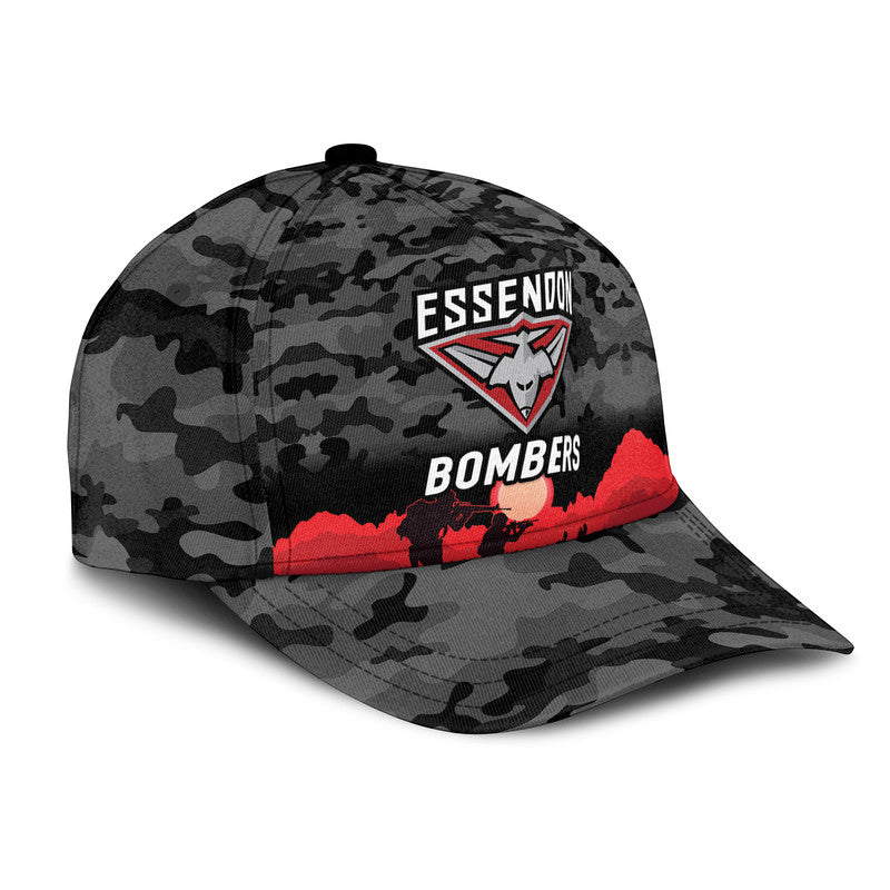 custom-personalised-essendon-bombers-anzac-afl-classic-cap-simple-style-black