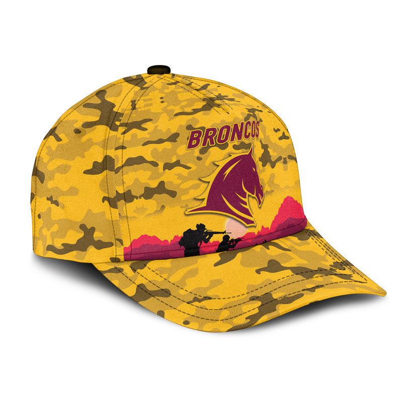 custom-personalised-brisbane-broncos-anzac-2022-nrl-classic-cap-simple-style-gold