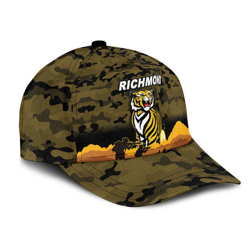 custom-personalised-richmond-tigers-anzac-afl-classic-cap-simple-style-black