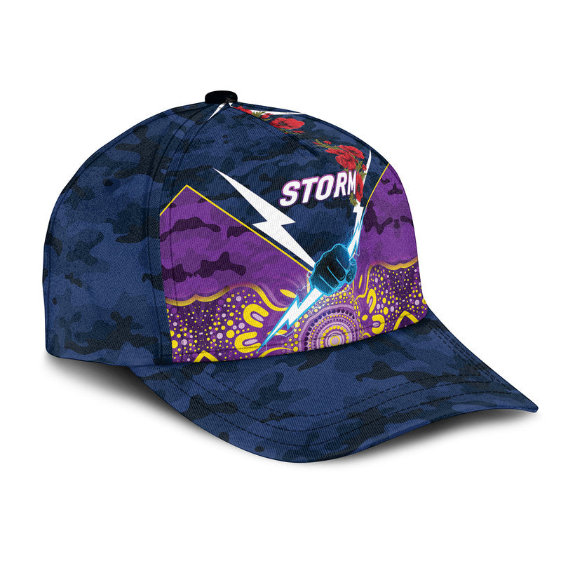 custom-personalised-melbourne-storm-anzac-2022-nrl-classic-cap-indigenous-vibes