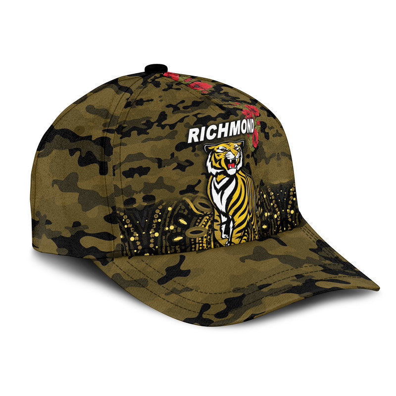 custom-personalised-richmond-tigers-anzac-afl-classic-cap-indigenous-vibes-black