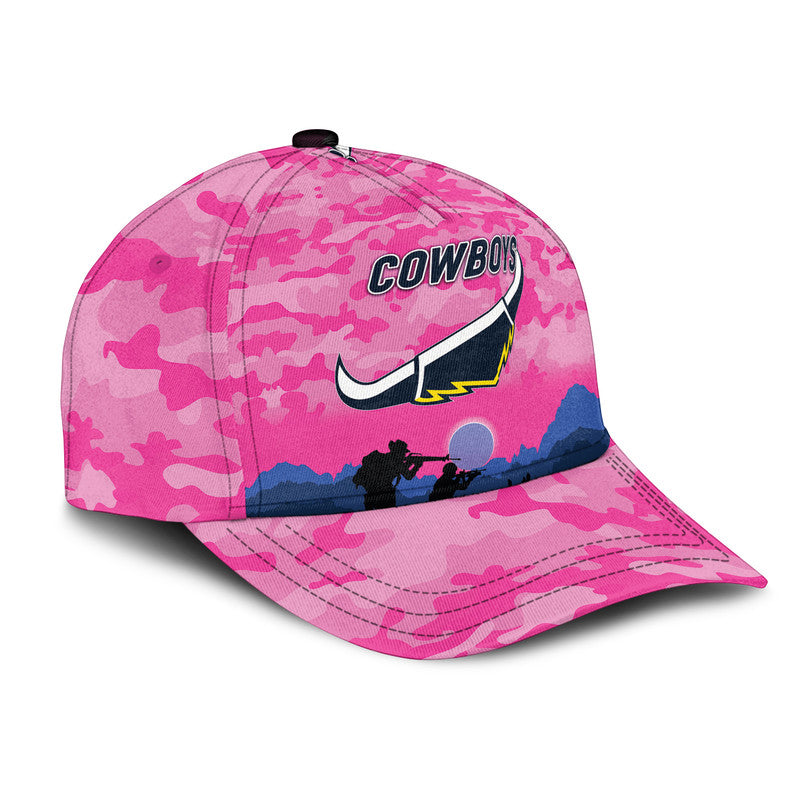 custom-personalised-north-queensland-cowboys-anzac-2022-nrl-classic-cap-simple-style-pink