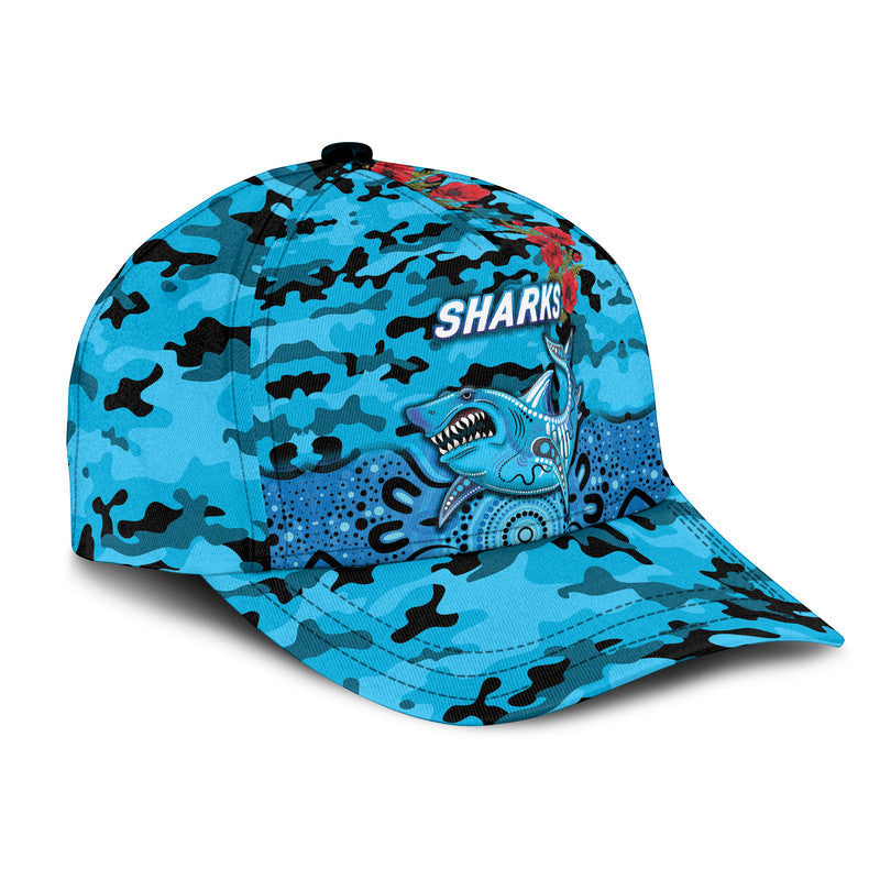 cronulla-sutherland-sharks-anzac-2022-nrl-classic-cap-indigenous-vibes