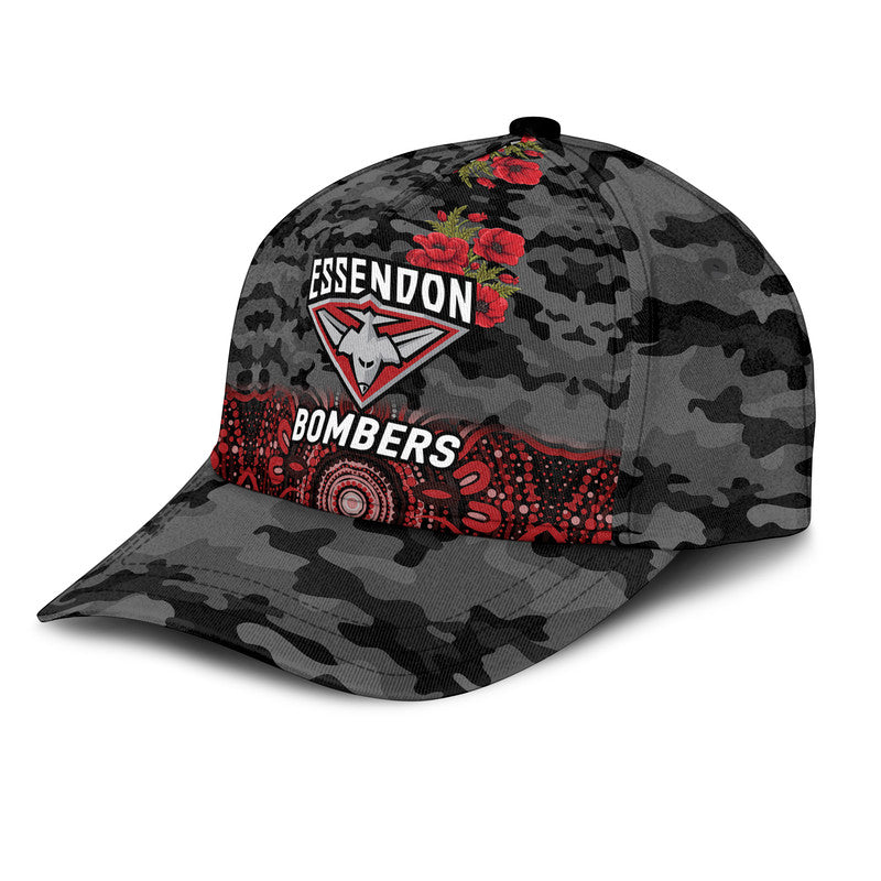 custom-personalised-essendon-bombers-anzac-afl-classic-cap-indigenous-vibes-black