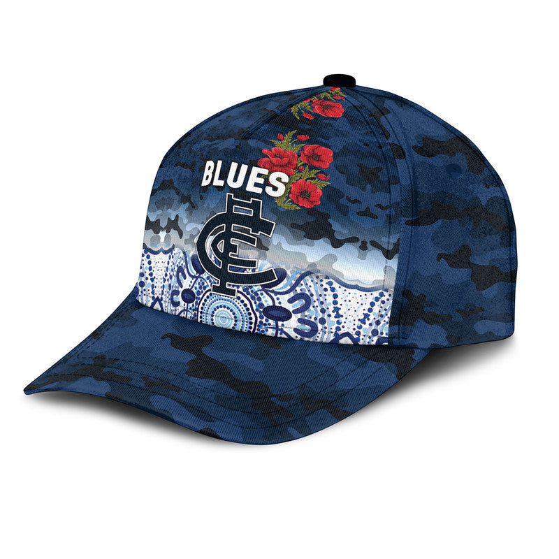 custom-personalised-carlton-blues-anzac-afl-classic-cap-indigenous-vibes