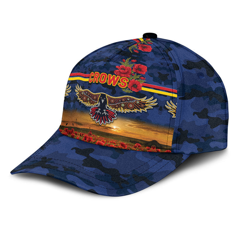 custom-personalised-adelaide-crows-anzac-afl-classic-cap-poppy-vibes-navy-blue