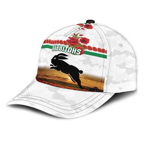 south-sydney-rabbitohs-anzac-2022-nrl-classic-cap-poppy-flowers-vibes-white
