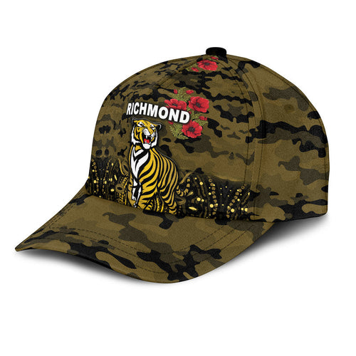 custom-personalised-richmond-tigers-anzac-afl-classic-cap-indigenous-vibes-black