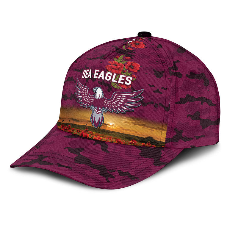 custom-personalised-manly-warringah-sea-eagles-anzac-2022-nrl-classic-cap-poppy-flowers-vibes