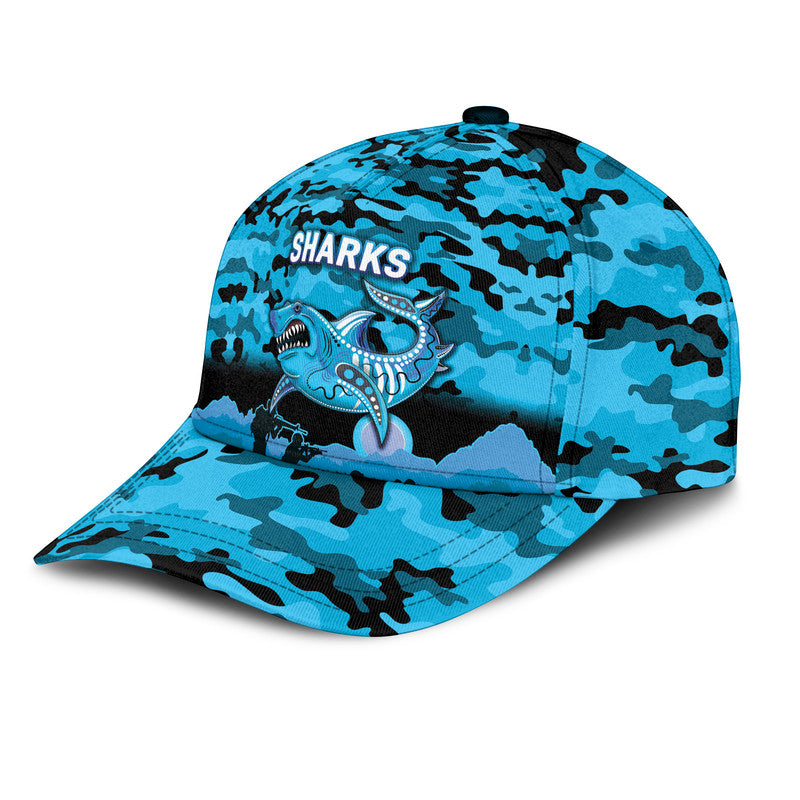 custom-personalised-cronulla-sutherland-sharks-anzac-2022-nrl-classic-cap-simple-style-black
