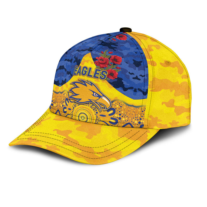 custom-personalised-west-coast-eagles-anzac-afl-classic-cap-indigenous-vibes-gold