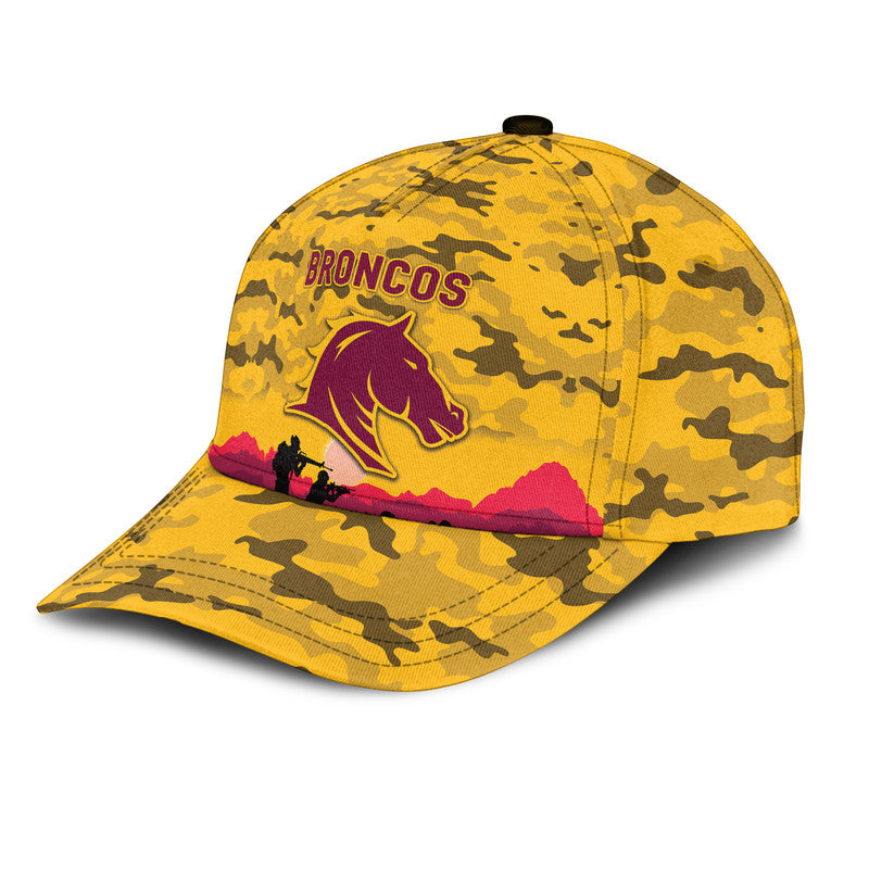 custom-personalised-brisbane-broncos-anzac-2022-nrl-classic-cap-simple-style-gold