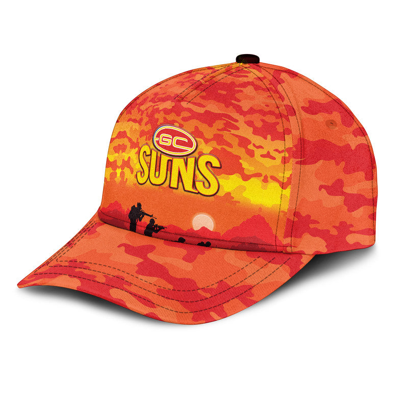 custom-personalised-gold-coast-suns-anzac-afl-classic-cap-simple-style