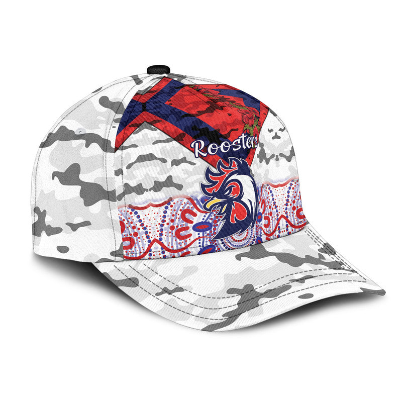 custom-personalised-sydney-roosters-anzac-2022-nrl-classic-cap-indigenous-vibes-white