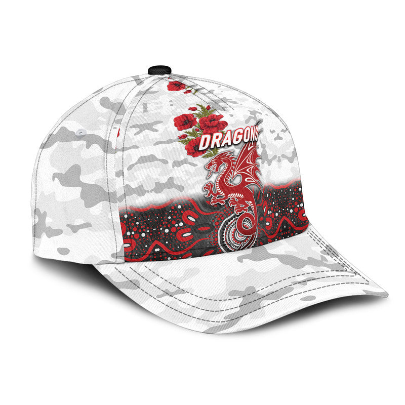 custom-personalised-st-george-illawarra-dragons-anzac-2022-nrl-classic-cap-indigenous-vibes-white