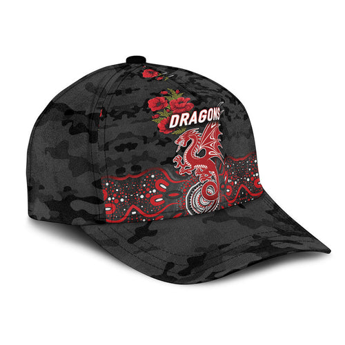 custom-personalised-st-george-illawarra-dragons-anzac-2022-nrl-classic-cap-indigenous-vibes-black