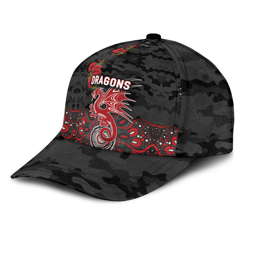 custom-personalised-st-george-illawarra-dragons-anzac-2022-nrl-classic-cap-indigenous-vibes-black