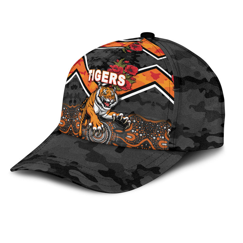 custom-personalised-wests-tigers-anzac-2022-nrl-classic-cap-indigenous-vibes