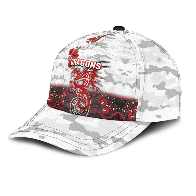 custom-personalised-st-george-illawarra-dragons-anzac-2022-nrl-classic-cap-indigenous-vibes-white