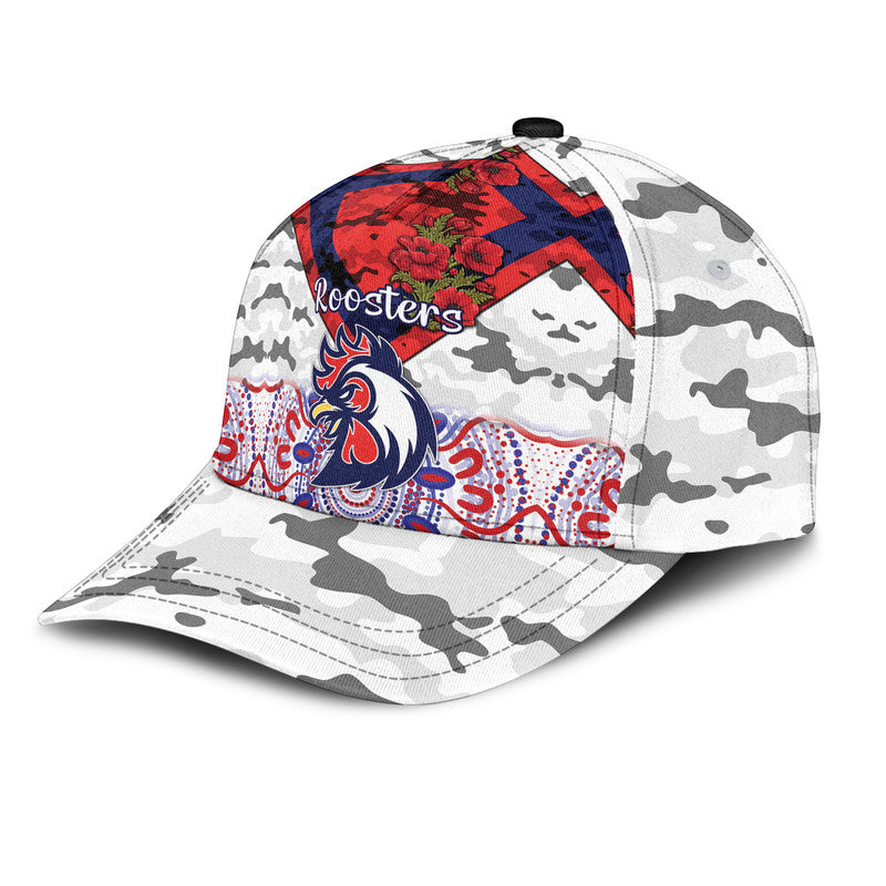 custom-personalised-sydney-roosters-anzac-2022-nrl-classic-cap-indigenous-vibes-white