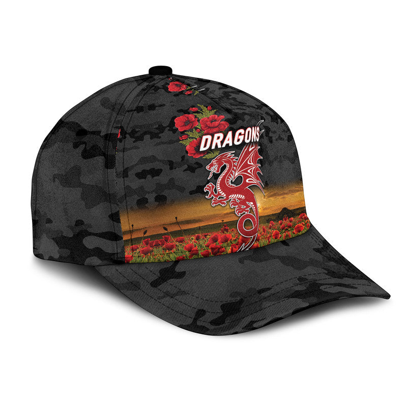 st-george-illawarra-dragons-anzac-2022-nrl-classic-cap-poppy-flowers-vibes-black