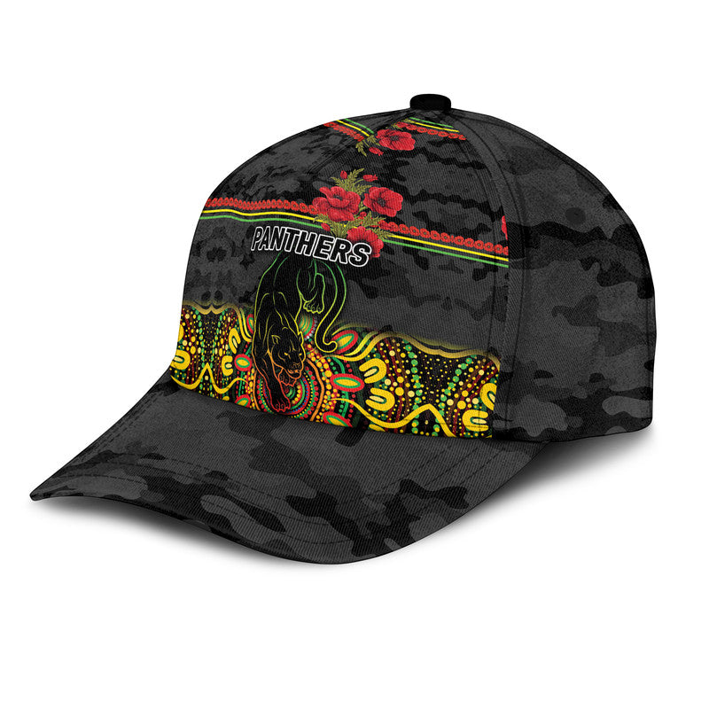 custom-personalised-penrith-panthers-anzac-2022-nrl-classic-cap-indigenous-vibes-black