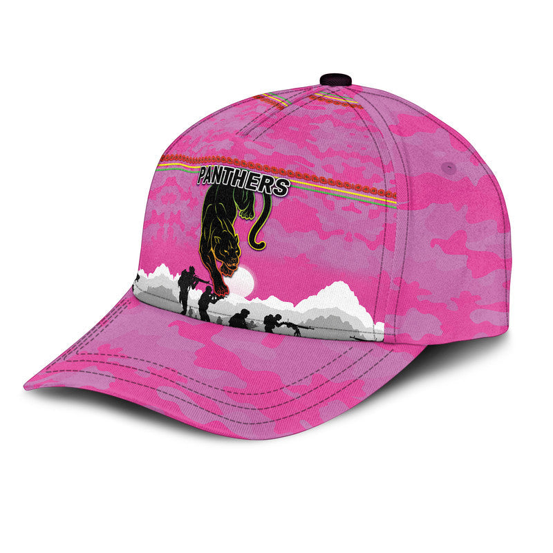 custom-personalised-penrith-panthers-anzac-2022-nrl-classic-cap-simple-style-pink