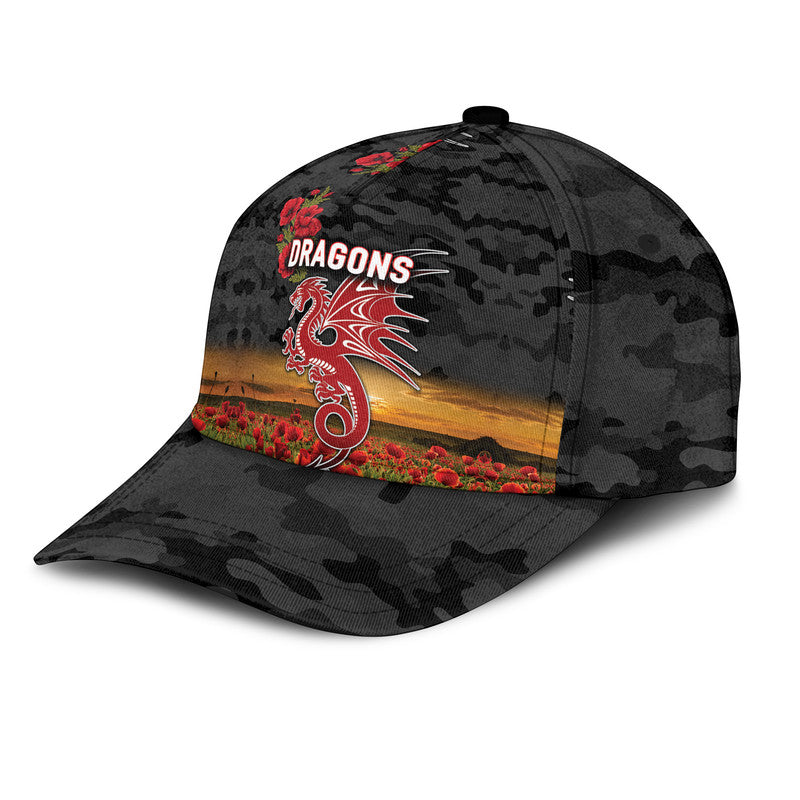 st-george-illawarra-dragons-anzac-2022-nrl-classic-cap-poppy-flowers-vibes-black