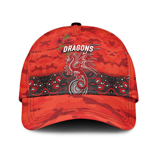 st-george-illawarra-dragons-anzac-2022-nrl-classic-cap-indigenous-vibes-red
