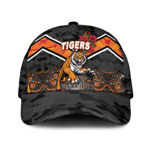 custom-personalised-wests-tigers-anzac-2022-nrl-classic-cap-indigenous-vibes