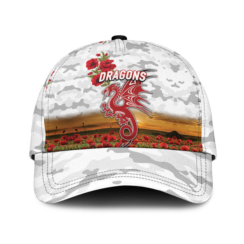 custom-personalised-st-george-illawarra-dragons-anzac-2022-nrl-classic-cap-poppy-flowers-vibes-white