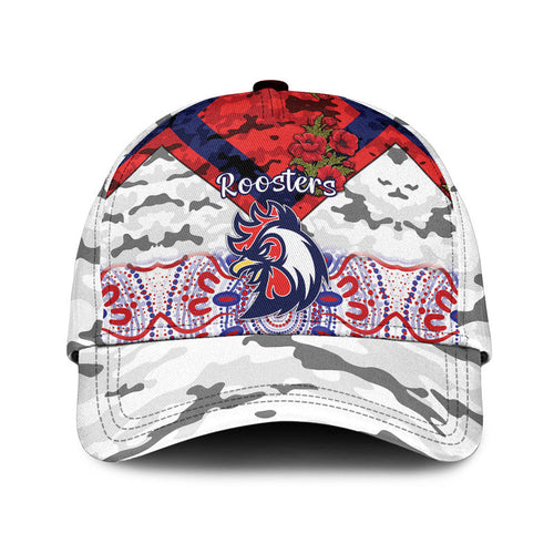 custom-personalised-sydney-roosters-anzac-2022-nrl-classic-cap-indigenous-vibes-white