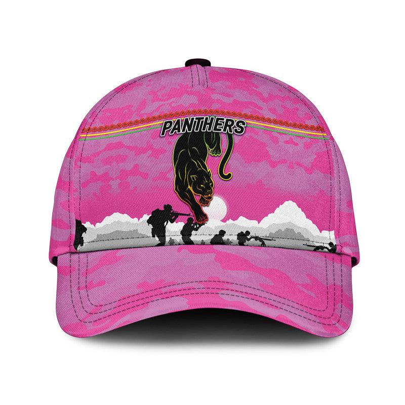 custom-personalised-penrith-panthers-anzac-2022-nrl-classic-cap-simple-style-pink