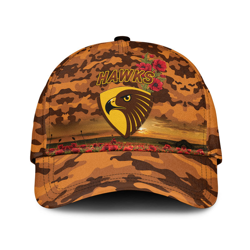 custom-personalised-hawthorn-hawks-anzac-afl-classic-cap-poppy-vibes