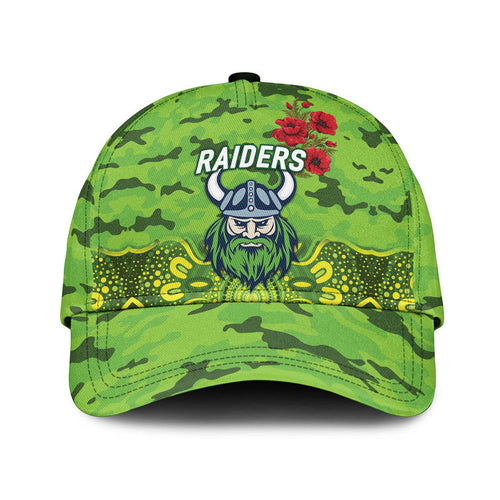 custom-personalised-canberra-raiders-anzac-2022-nrl-classic-cap-indigenous-vibes