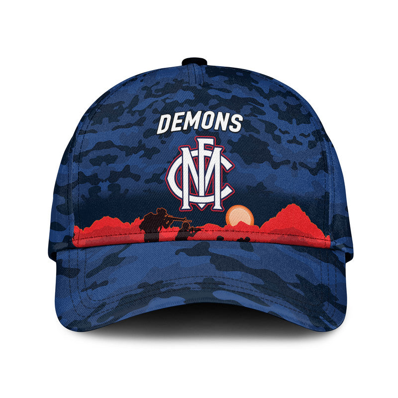 custom-personalised-melbourne-demons-anzac-afl-classic-cap-simple-style