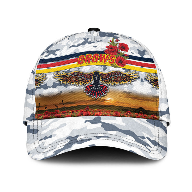adelaide-crows-anzac-afl-classic-cap-poppy-vibes-white