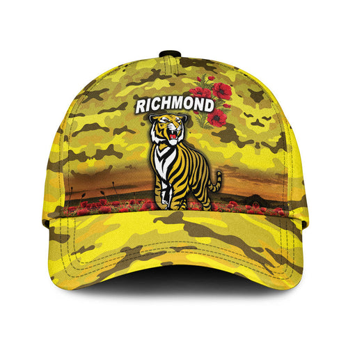 custom-personalised-richmond-tigers-anzac-afl-classic-cap-poppy-vibes-yellow