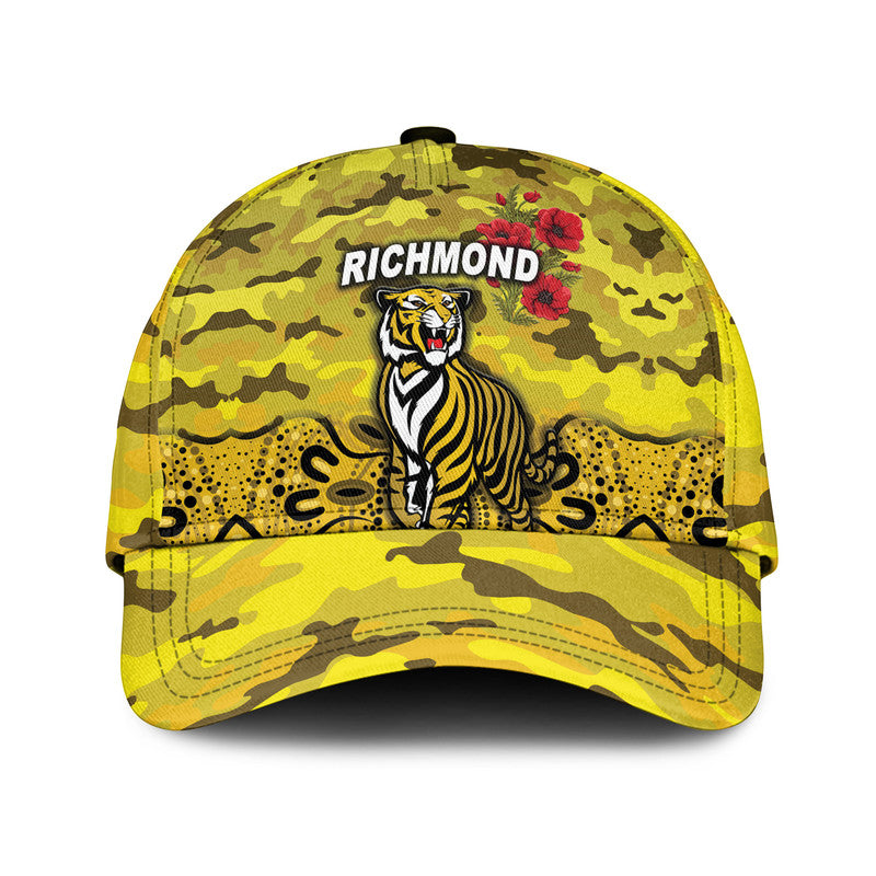 custom-personalised-richmond-tigers-anzac-afl-classic-cap-indigenous-vibes-yellow