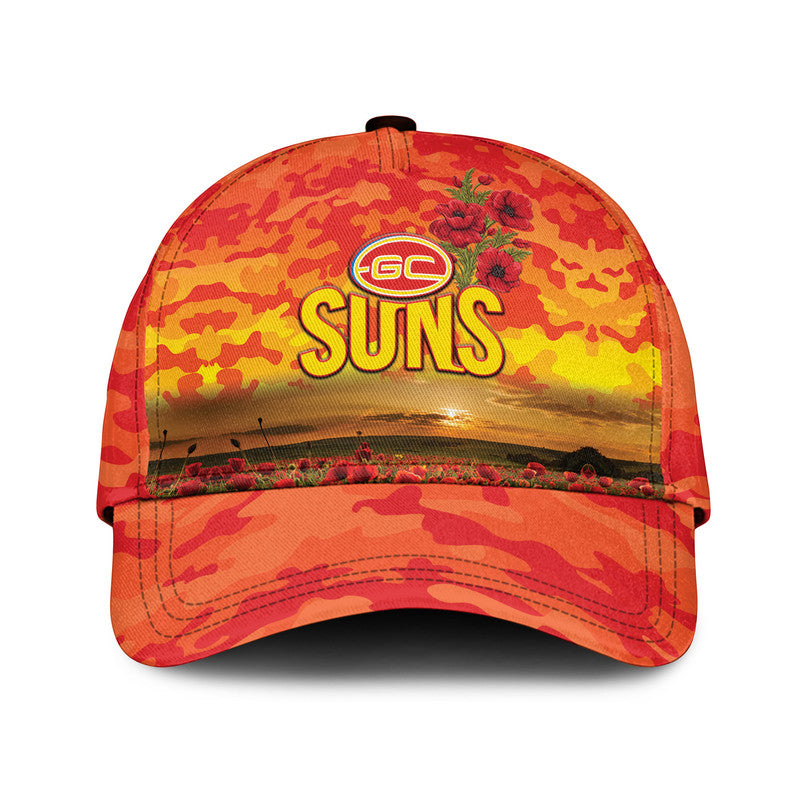 gold-coast-suns-anzac-afl-classic-cap-poppy-vibes