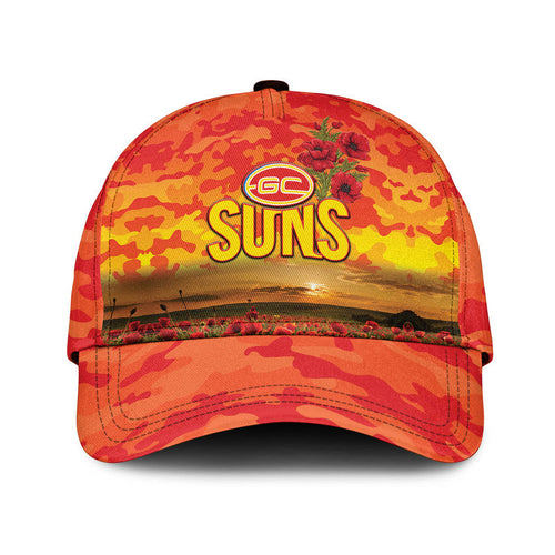 gold-coast-suns-anzac-afl-classic-cap-poppy-vibes