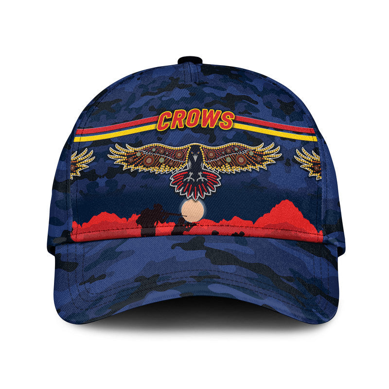 custom-personalised-adelaide-crows-anzac-afl-classic-cap-simple-style-navy-blue