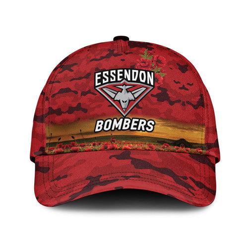custom-personalised-essendon-bombers-anzac-afl-classic-cap-poppy-vibes-red