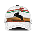 custom-personalised-south-sydney-rabbitohs-anzac-2022-nrl-classic-cap-poppy-flowers-vibes-white
