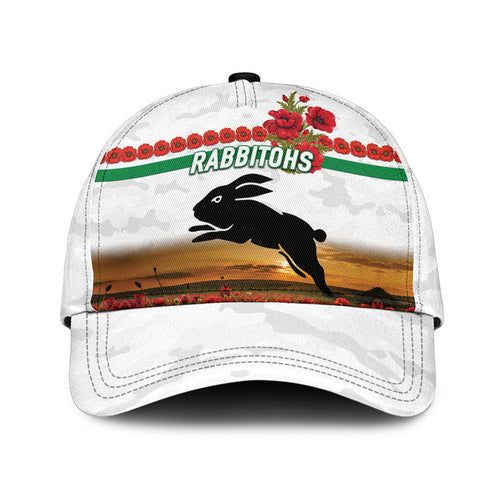 custom-personalised-south-sydney-rabbitohs-anzac-2022-nrl-classic-cap-poppy-flowers-vibes-white